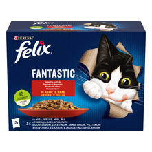 Felix fantastic hrana za mačke u želeu s govedinom, zečetinom, janjetinom, piletinom 12x85 g