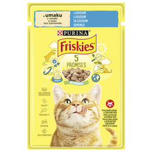 Purina friskies 5 promises hrana za mačke s lososom u umaku 85 g