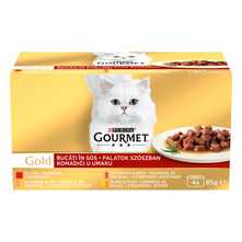 Purina Gourmet Gold Hrana za mačke više okusa 4x85 g