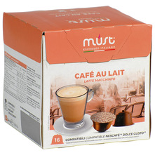 Must Cafe Au Lait Macchiato Kava, 16 kapsula, 144 g