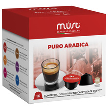 Must Puro Arabica DG Kava, 16 kapsula, 112 g