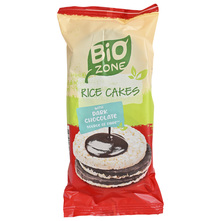 Bio Zone Rižini vafli s tamnom čokoladom eko 100 g