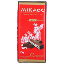 Mikado Mliječna čokolada riža 75 g