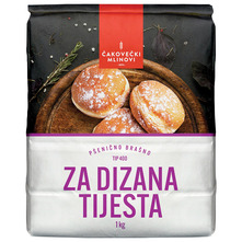 Čakovečki Mlinovi Pšenično bijelo brašno za dizana tijesta tip 400 1 kg