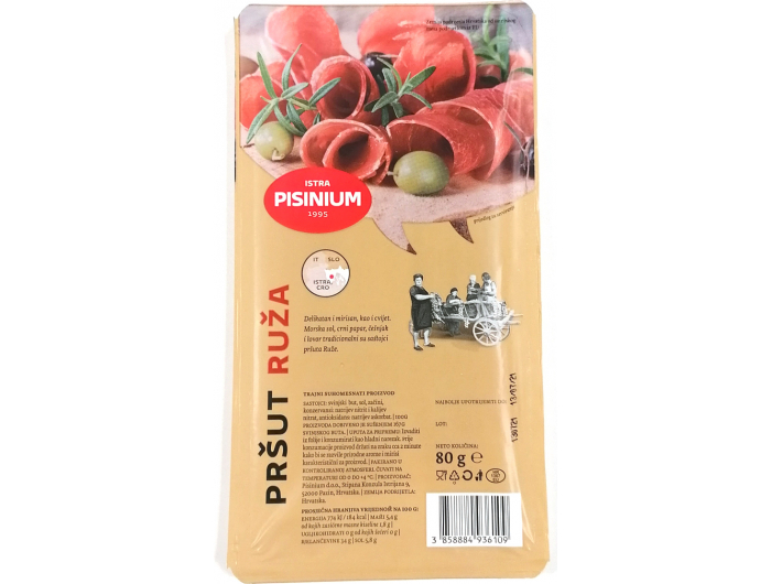 Pisinium pršut Ruža 80 g