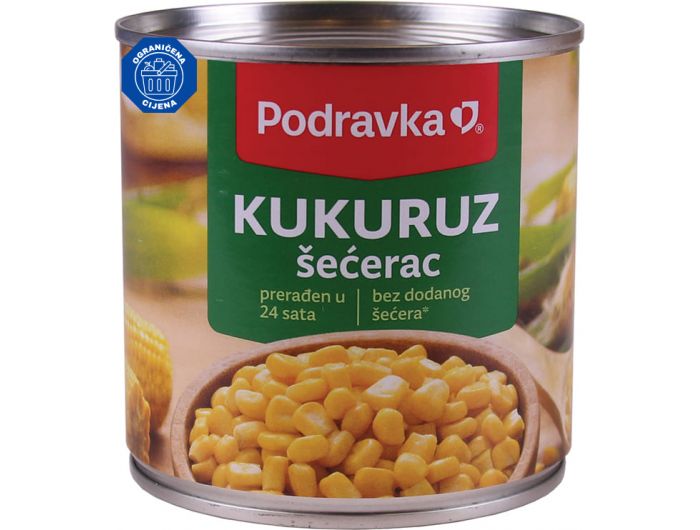 Podravka kukuruz šećerac 340 g