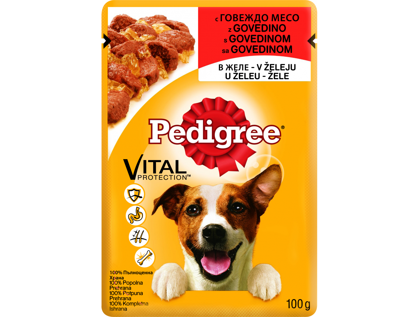 Pedigree Vital Protection hrana za pse govedina 100 g