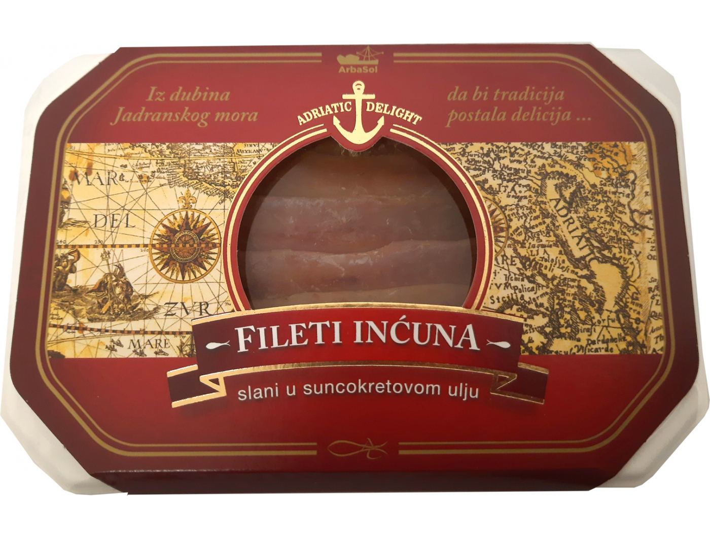 Filet slanih inćuna, 75 g