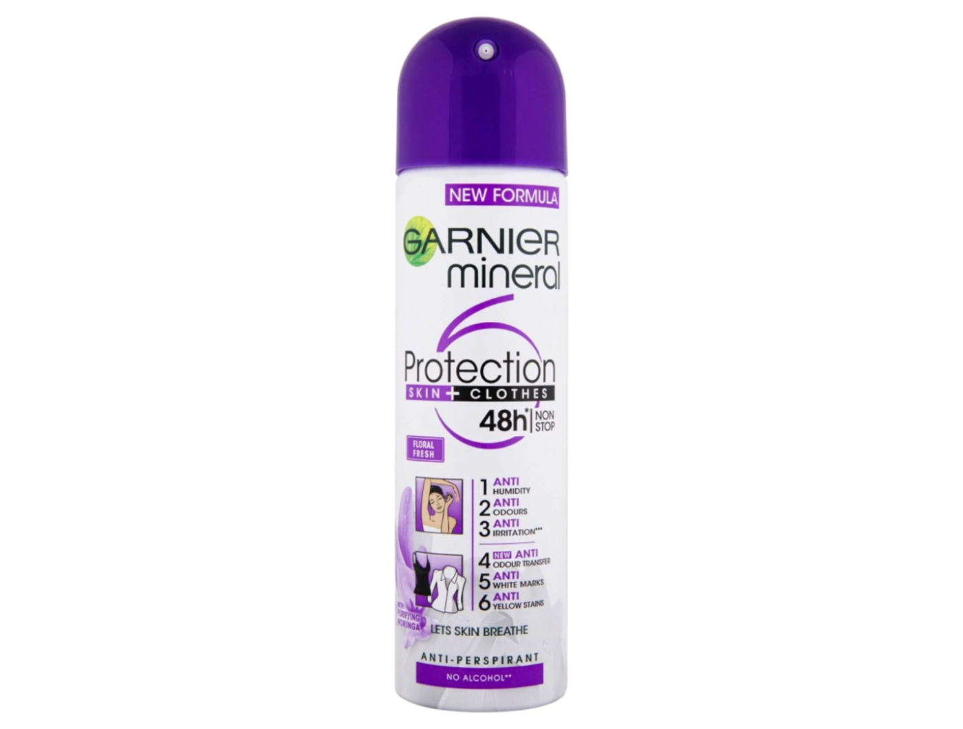 Garnier Mineral Protection 6 Dezodorans sprej Floral Fresh 150 mL