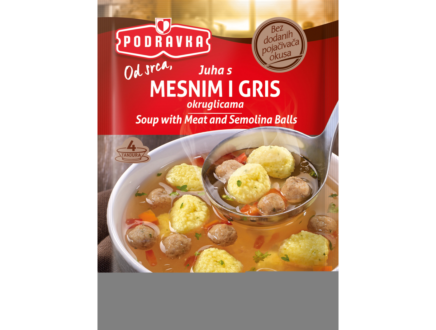 Podravka Juha s mesnim i gris okruglicama 52 g