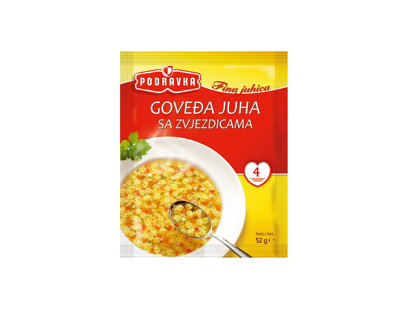 Podravka goveđa juha sa zvjezdicama 52 g