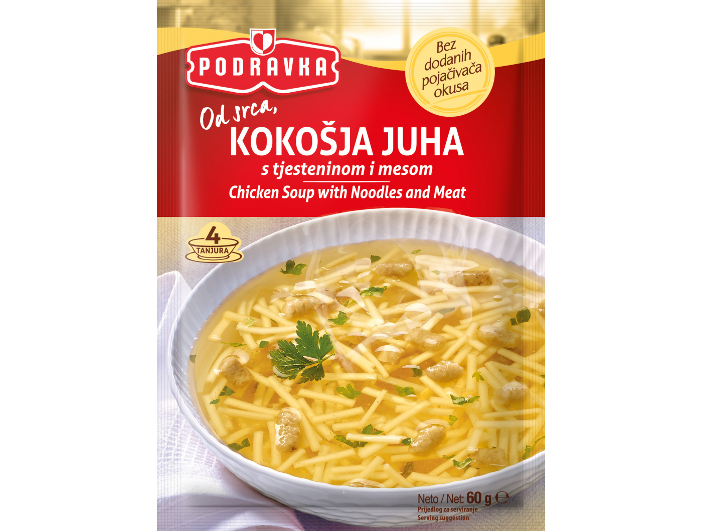 Podravka kokošja juha 60 g