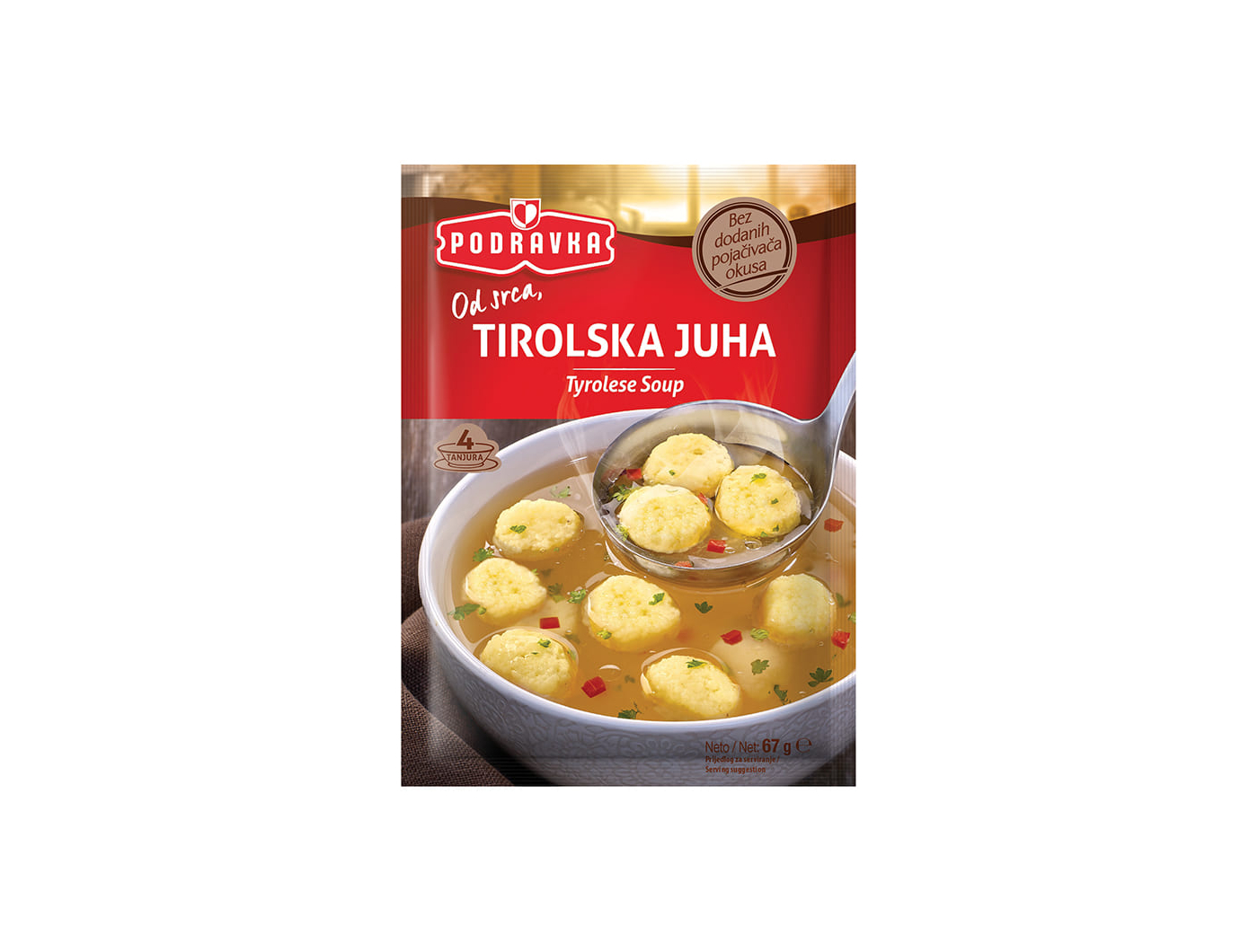 Podravka Tirolska instant juha 67 g