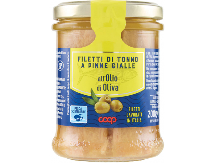 Coop tuna fileti u maslinovom ulju 200 g