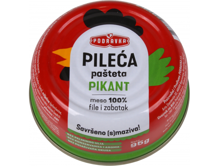 Podravka pileća pašteta pikant 95 g