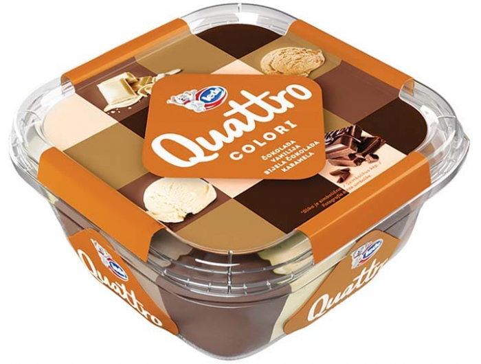 Ledo Quattro sladoled Colori Choco 1,5 L