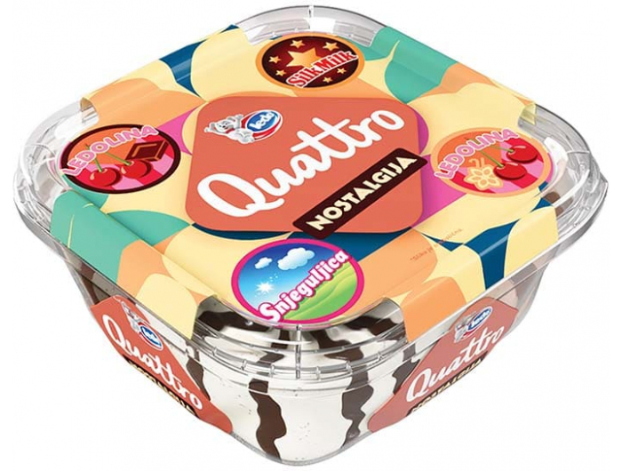 Ledo Quattro sladoled Nostalgija 1650 ml