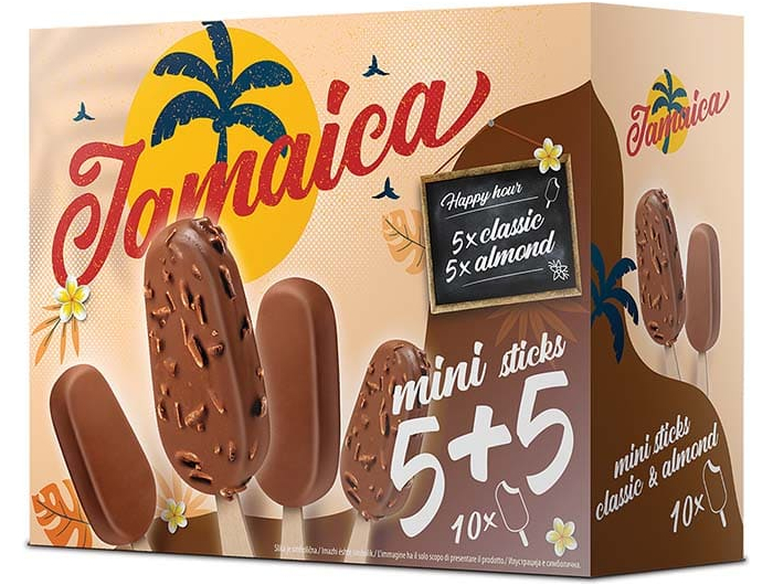 Jamaica sladoled classic i badem 10x55 ml