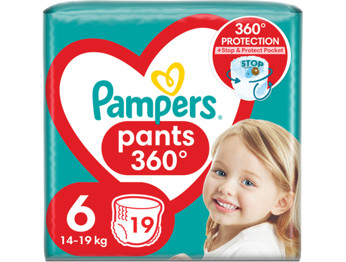 Pampers Pants vel. 6 dječje pelene 19 kom
