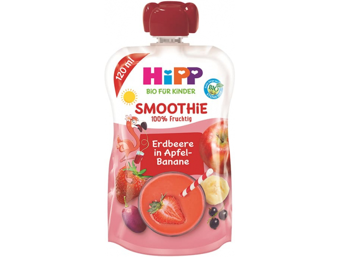Hipp Smoothie jabuka, banana i crveno voće 120 ml