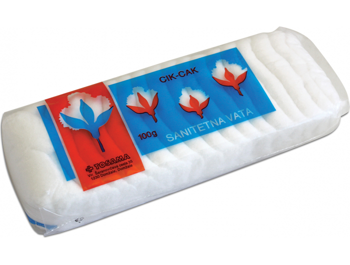 Tosama Cik-cak pamučna vata 100 g