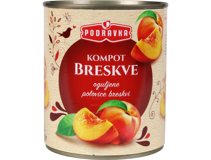 Podravka kompot breskva 820 g