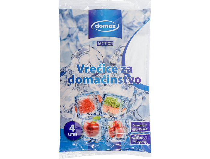 Domax vreće za domaćinstvo zapremnina: 4 L 1 pak 20 kom