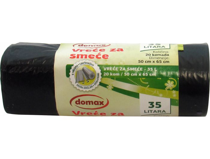 Domax vreće za otpatke zapremnina: 35 L 1 pak 20 kom