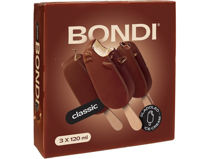 Bondi Sladoled na štapiću Klasik 3x120 mL