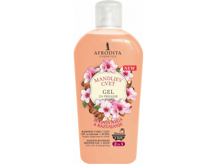 Afrodita gel za tuširanje badem 1 L
