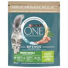Purina One Bifensis Indoor Formula Hrana za mačke puretina 800 g