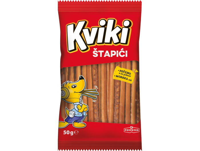 Podravka Kviki Štapići 50 g