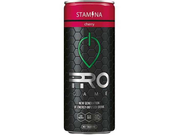 Jamnica ProGame Stamina gazirano piće višnja 0,33 L