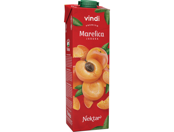Vindija Vindi nektar marelica jabuka naranča 1 L