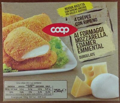 Coop smrznute palačinke sir 250 g