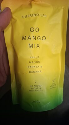 Nutrino Lab Power Snack kašica od jabuke, manga, papaje i banane 200 g