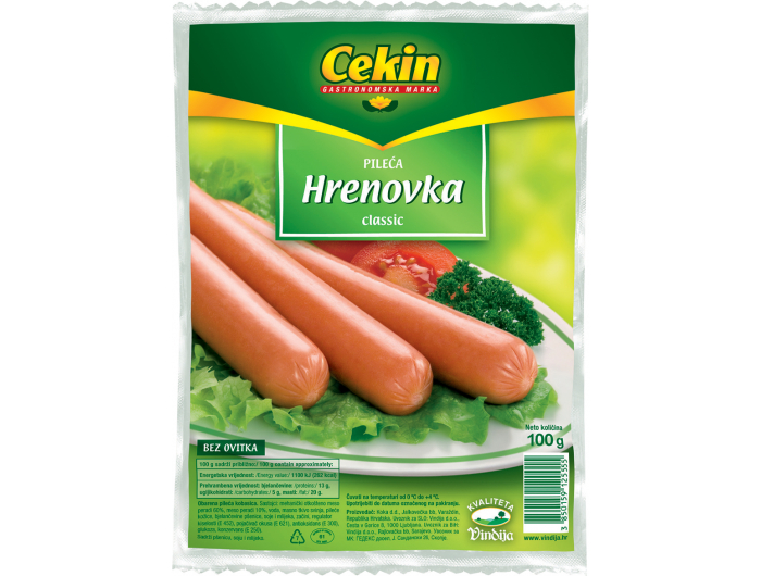 Vindija Cekin hrenovke pileće 100 g