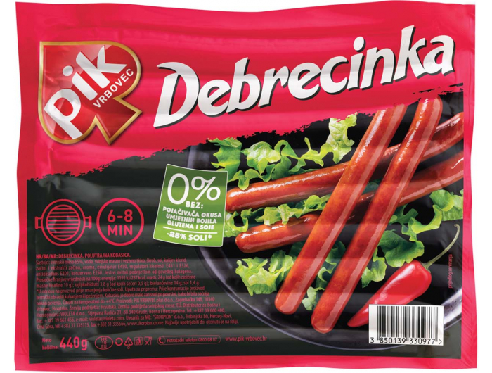 Pik kobasica Debrecinka 440 g