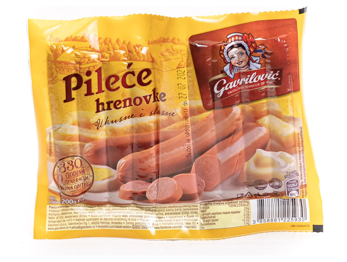 Gavrilović pileće hrenovke 200 g
