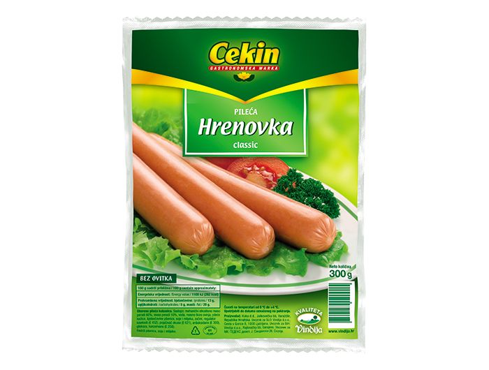 Vindija Cekin pileće hrenovke 300 g
