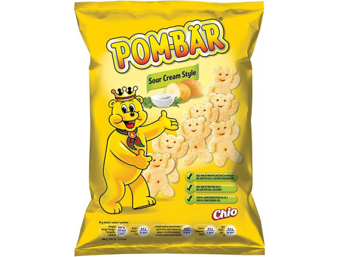 Chio Pom-Bar snack sour cream 50 g