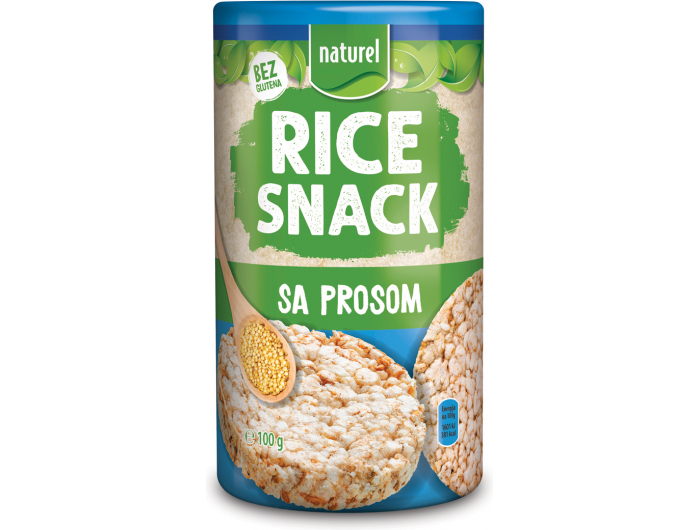 Naturel snack od riže i prosa 100 g