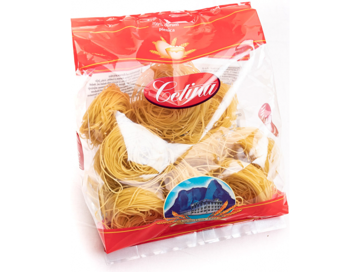 Cetina tjestenina savijena deblja br. 66 s jajima 400 g