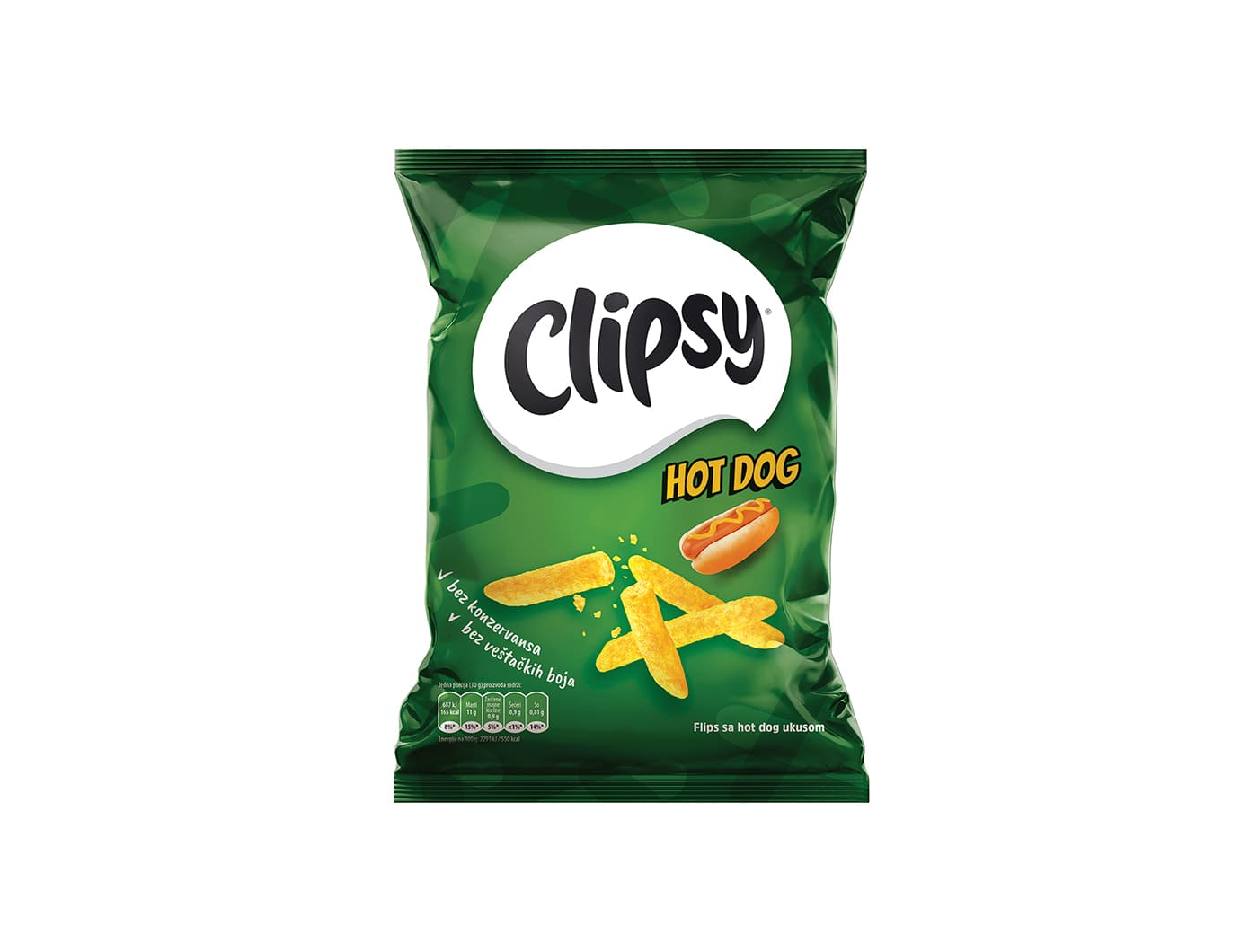 Clipsy flips Hot dog 30 g