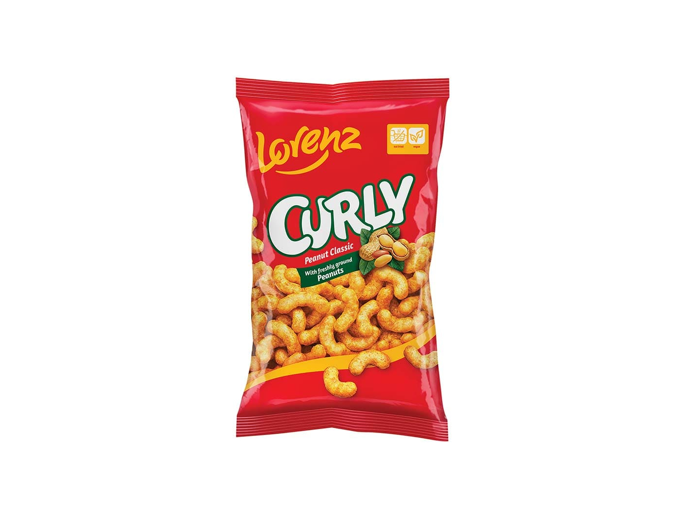 Lorenz Curly flips peanut classic 120 g