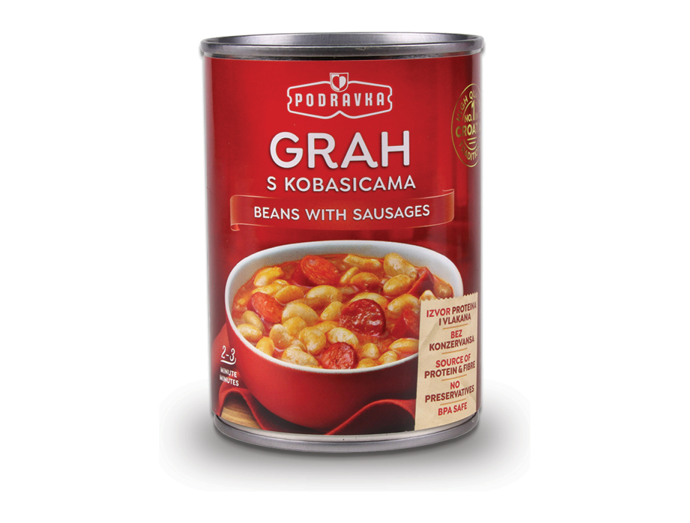Podravka grah s kobasicom 400 g