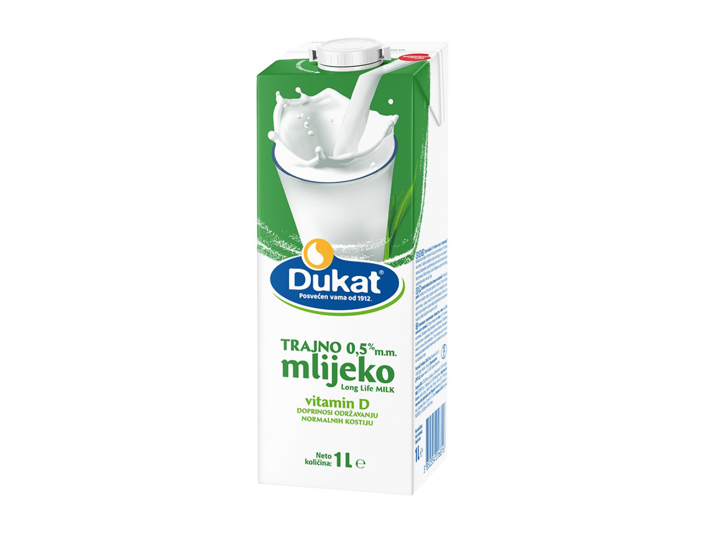 Dukat Trajno mlijeko 0,5 % m.m. 1 L