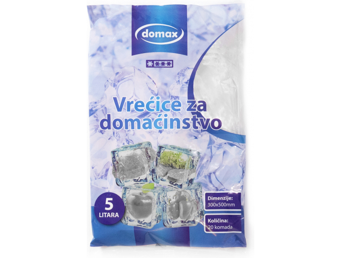 Domax vreće za domaćinstvo zapremina: 5 L 1 pak 20 kom