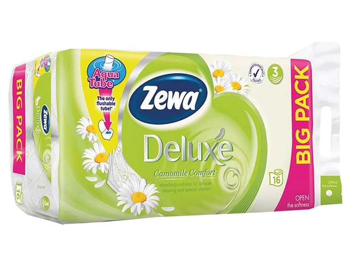 Zewa Deluxe toaletni papir kamilica troslojni 16/1