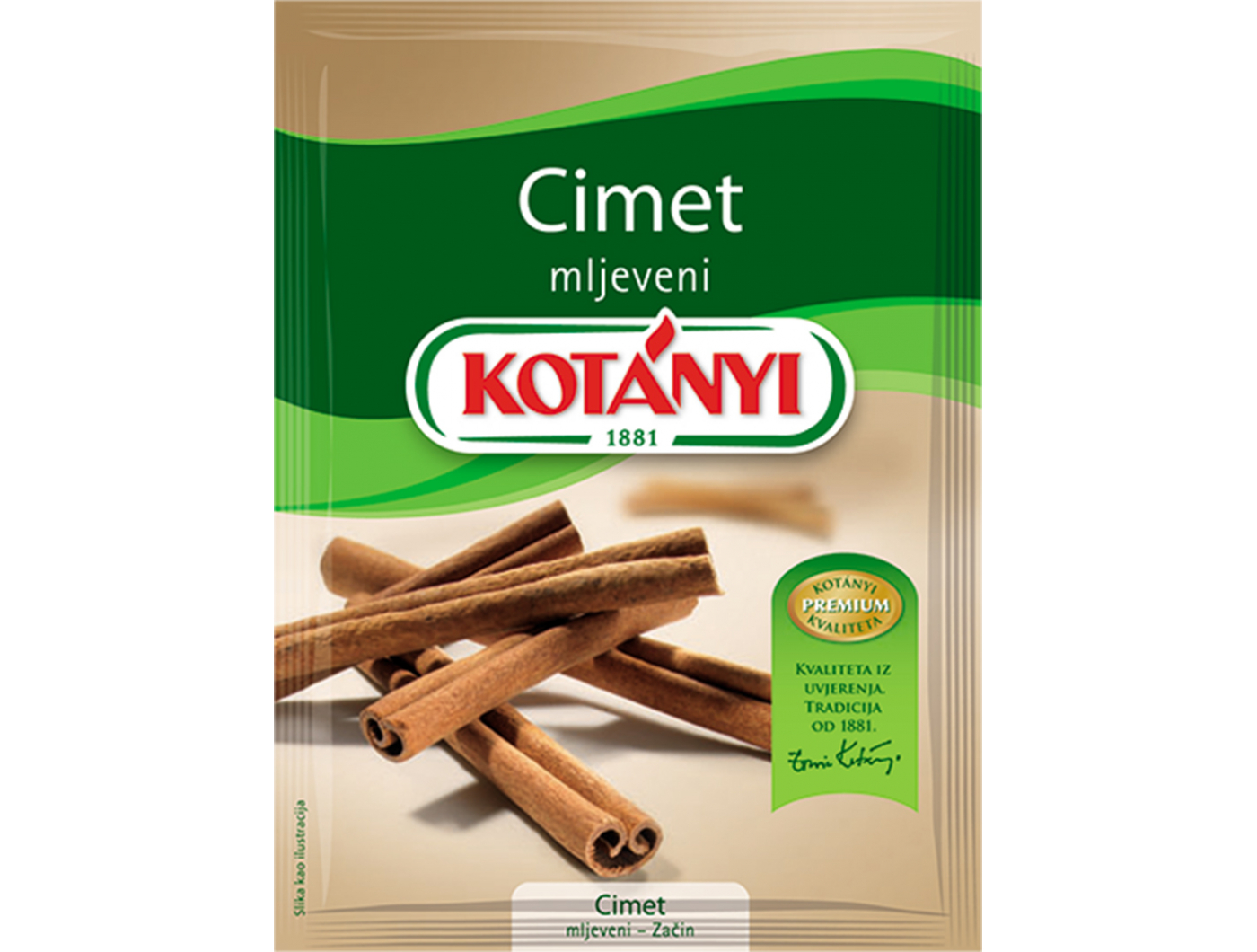 Kotanyi Cimet mljeveni 25 g